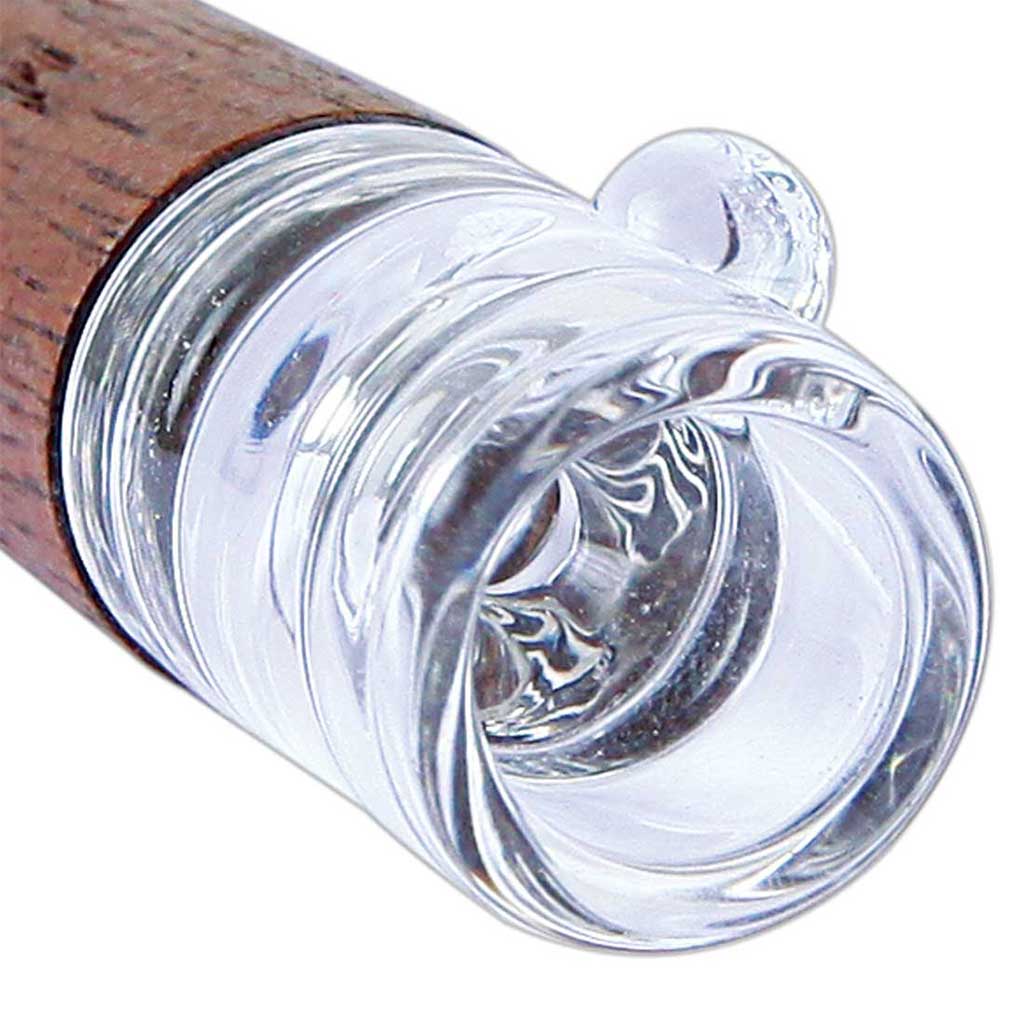 RYOT WOODEN ONE HITTER WITH GLASS TIP
