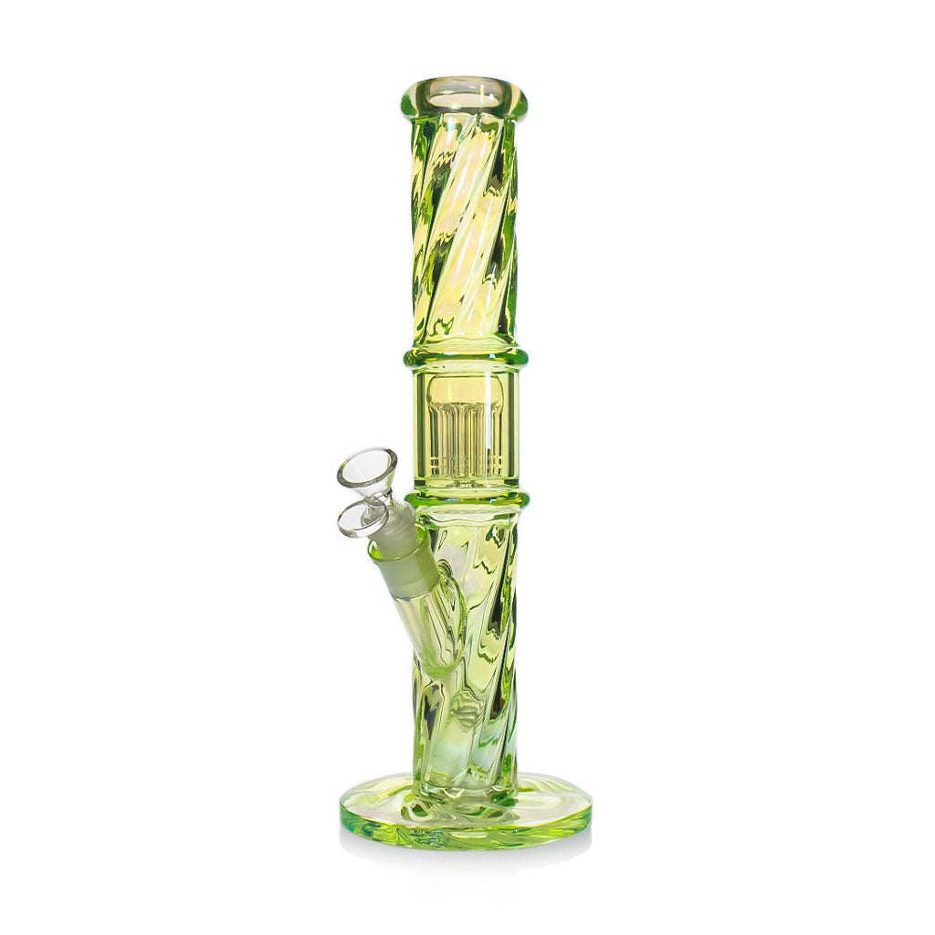 TWISTED TREE PERC STRAIGHT TUBE BONG