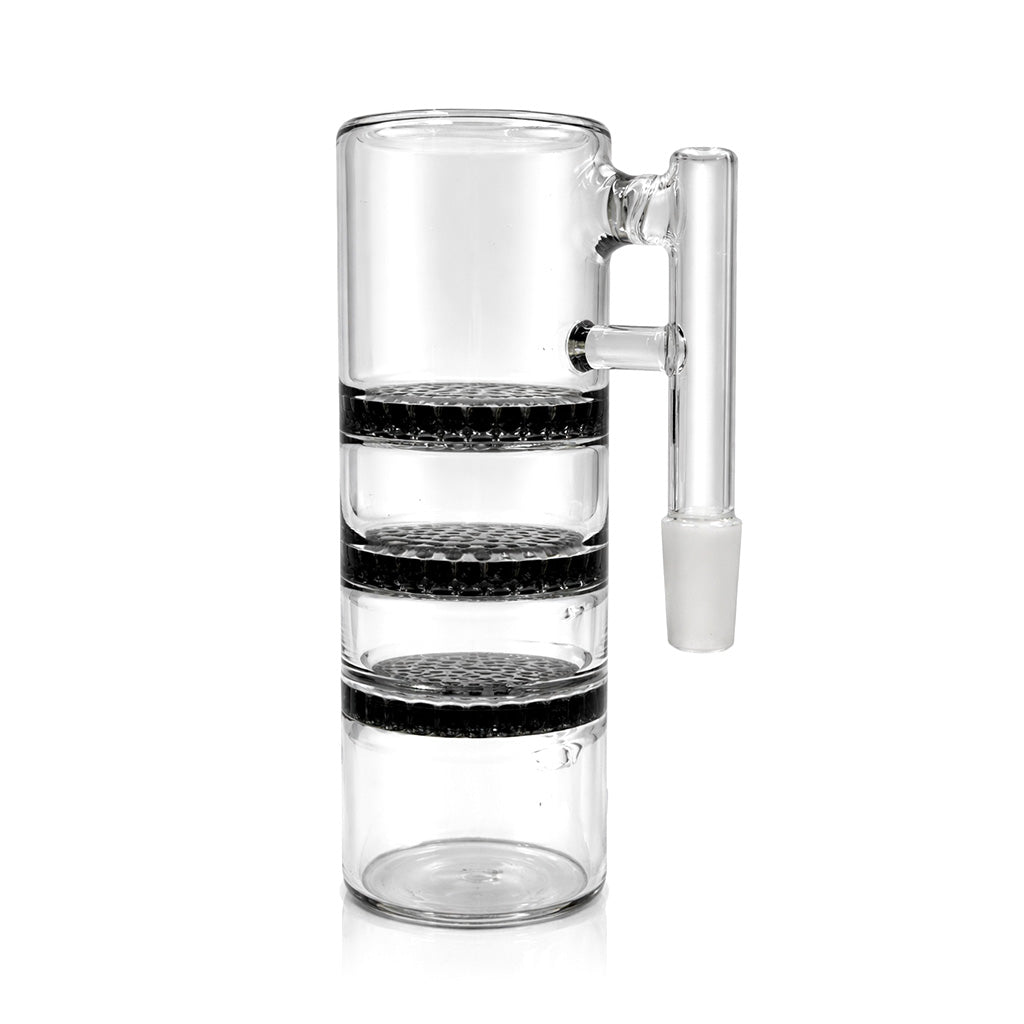 6 INCH TRIPLE HONEYCOMB PERC ASH CATCHER
