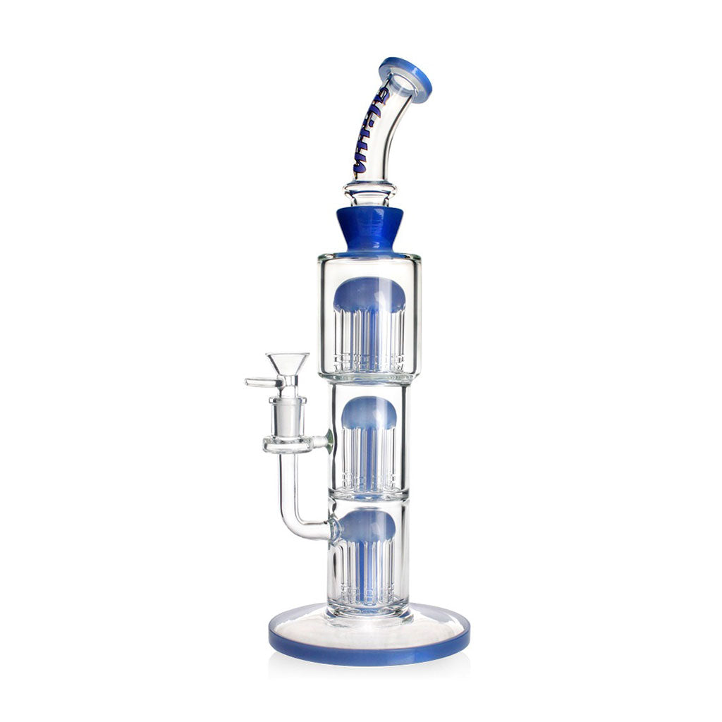 Hittn Triple Tree Perc Bent Neck Dab Rig