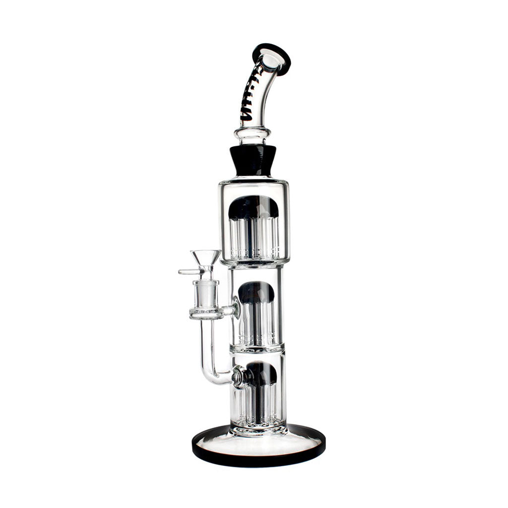 Hittn Triple Tree Perc Bent Neck Dab Rig