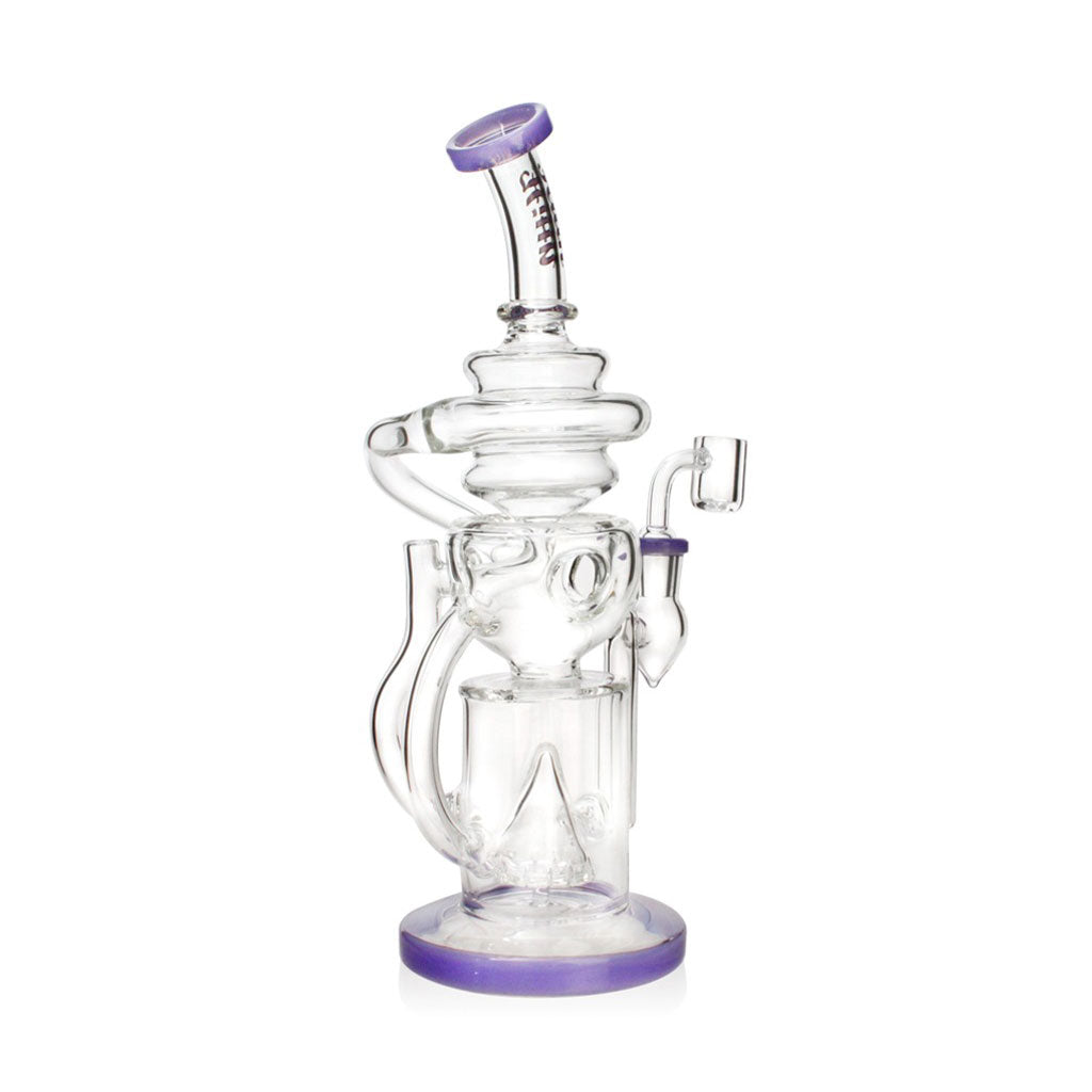 HITTN CYCLONE RECYCLER DAB RIG WITH PYRAMID PERC